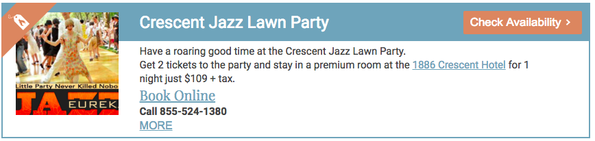 jazz party package