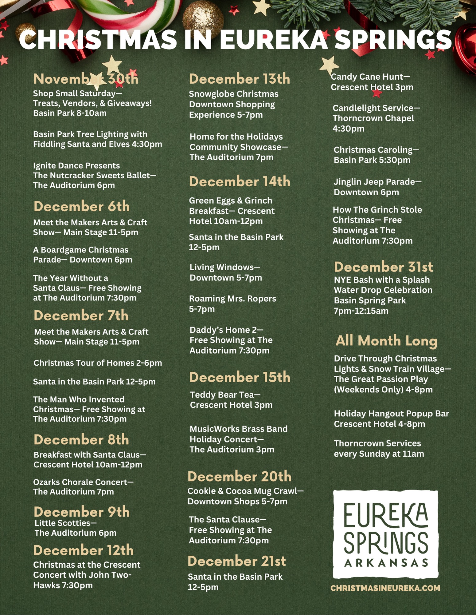 Christmas in Eureka Springs