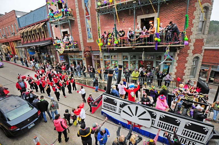 mardi gras eureka springs 2025 schedule